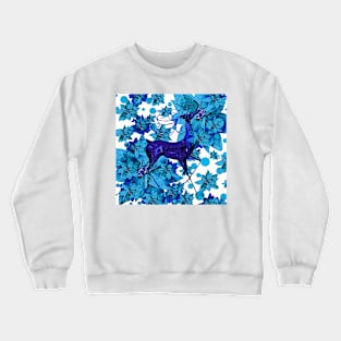 Reindeer Blue Crewneck Sweatshirt